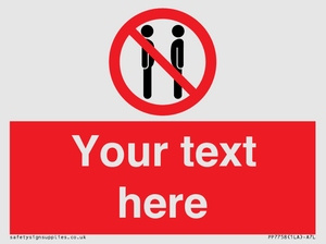 Custom prohibition not face to face